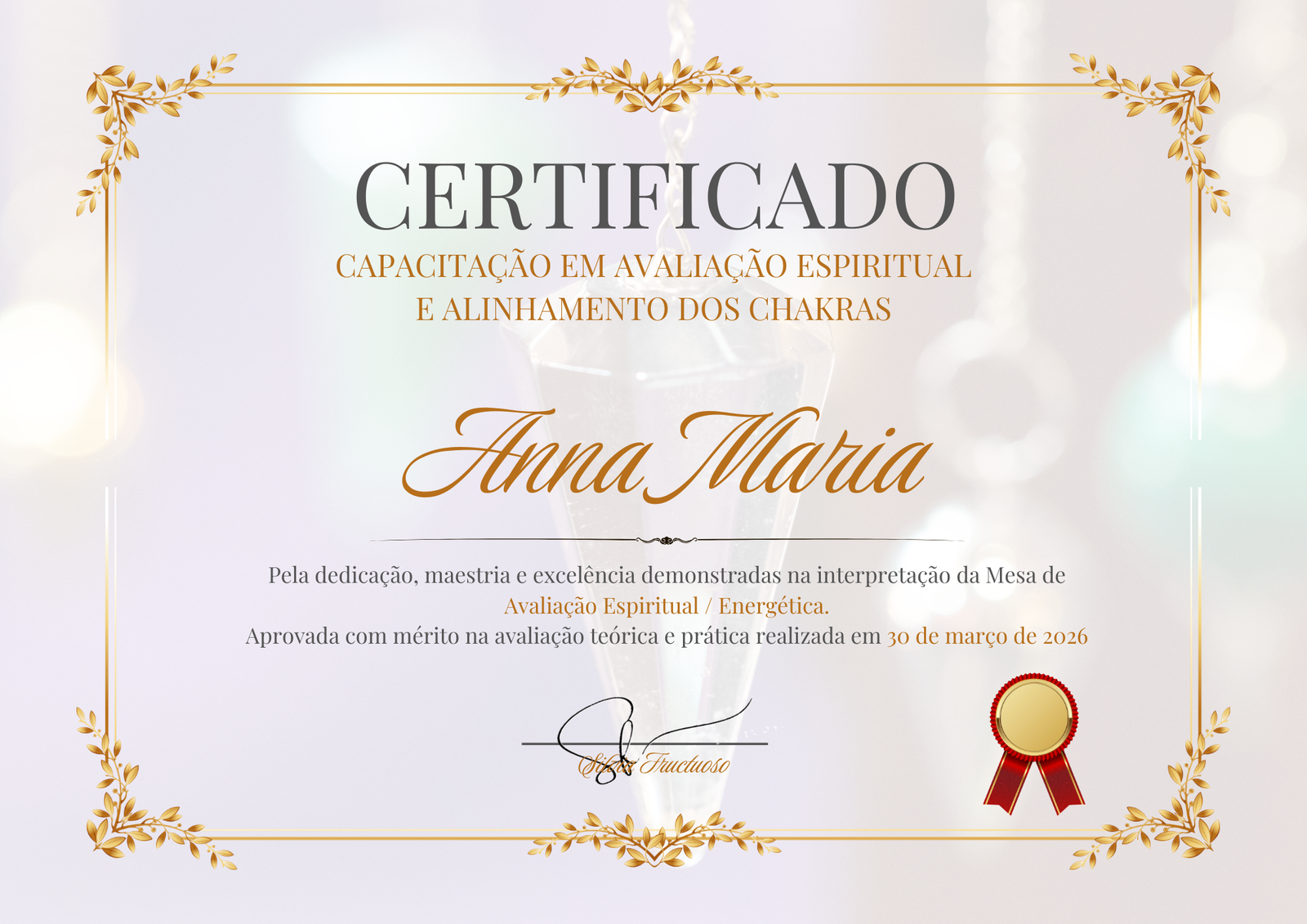 Certificado de Especialista em Investigação Multidimensional